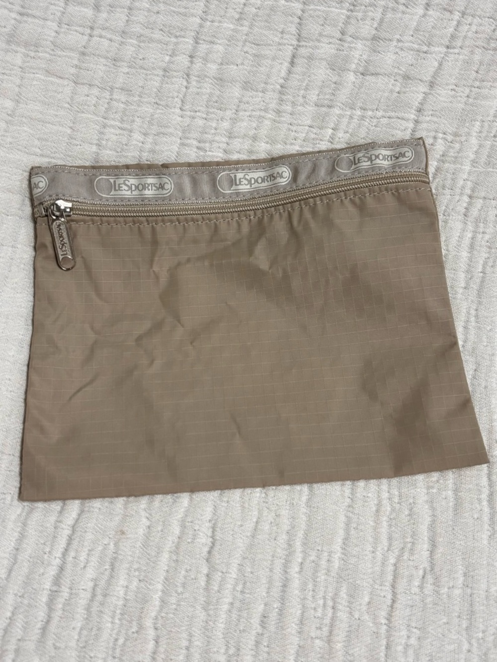LeSportsac Khaki Cosmetic Pouch
